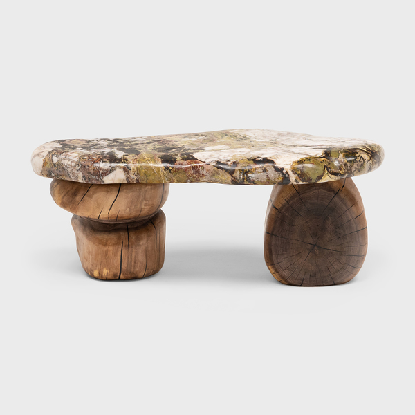 9.9万円【d-Bodhi製】COFFEETABLE 即購入OK◎ アンティーク d-Bodhi (ディーボディ) コーヒーテーブル ブラウン フェルム