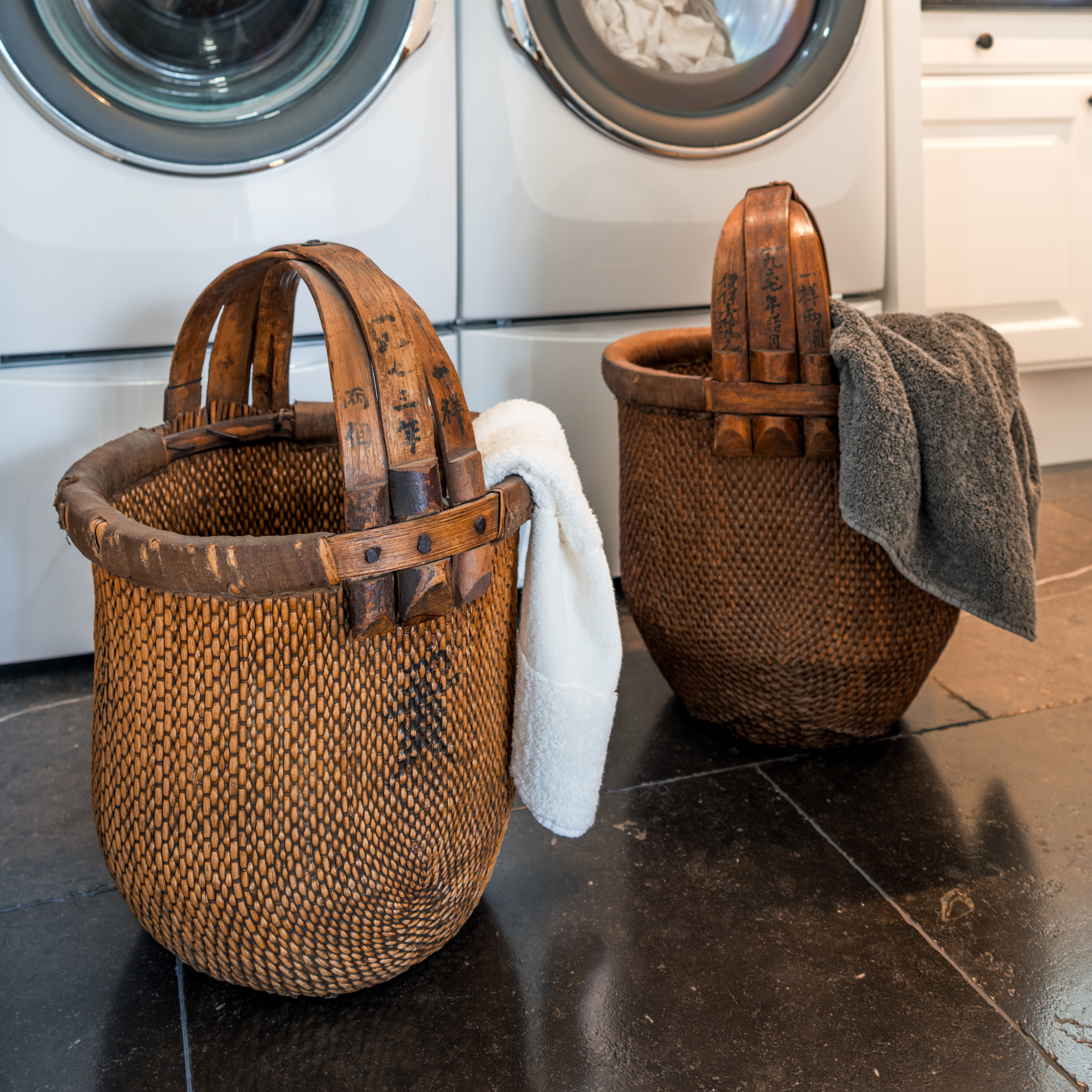 Bent Handle Fisherman's Basket Browse or Buy at PAGODA RED