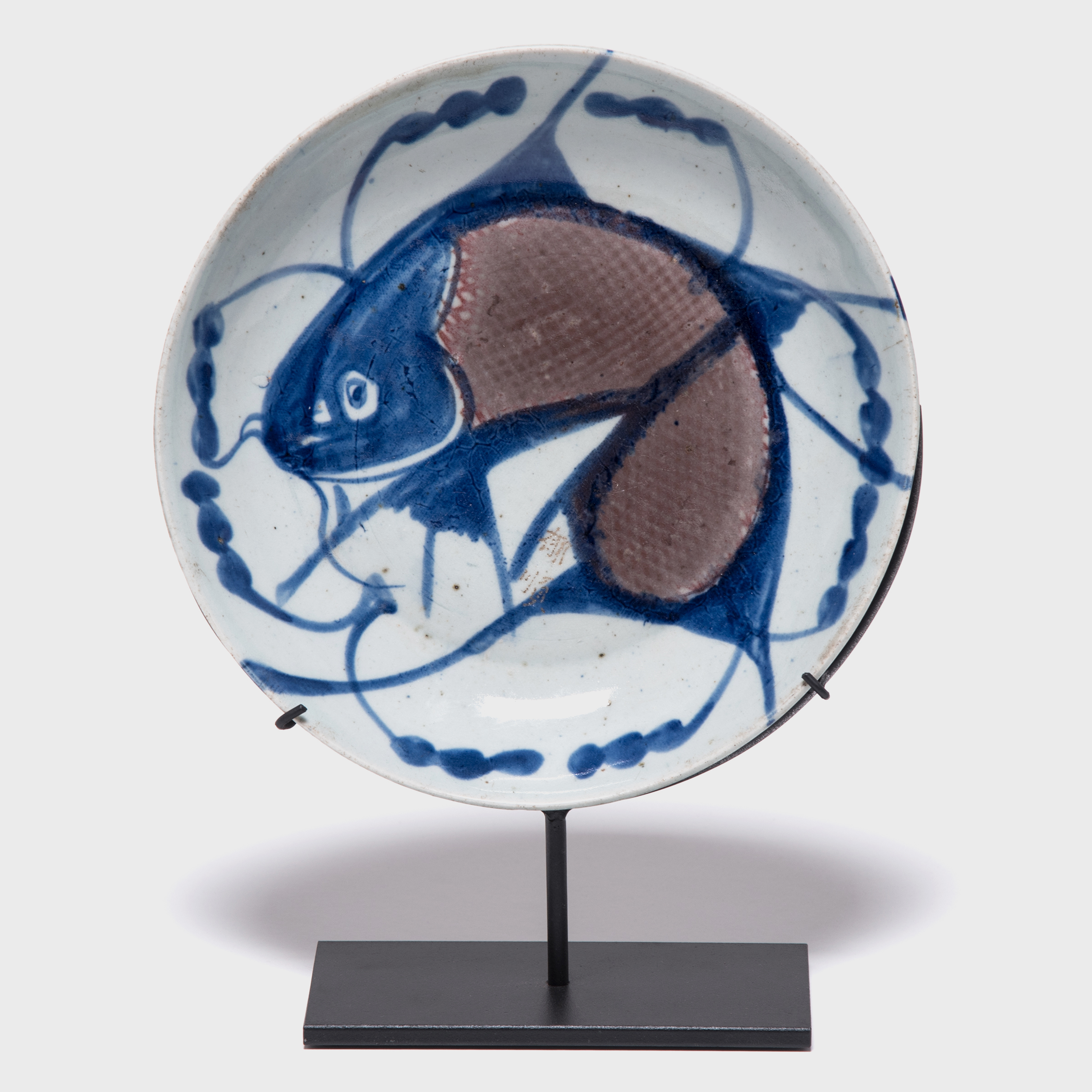 Blue and White Fish Plate Browse or Buy at PAGODA RED