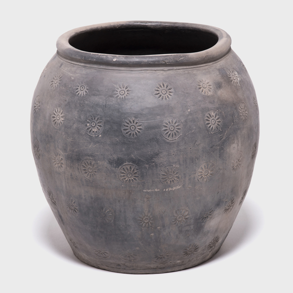 Unglazed Stamped Clay Jar Browse or Buy at PAGODA RED