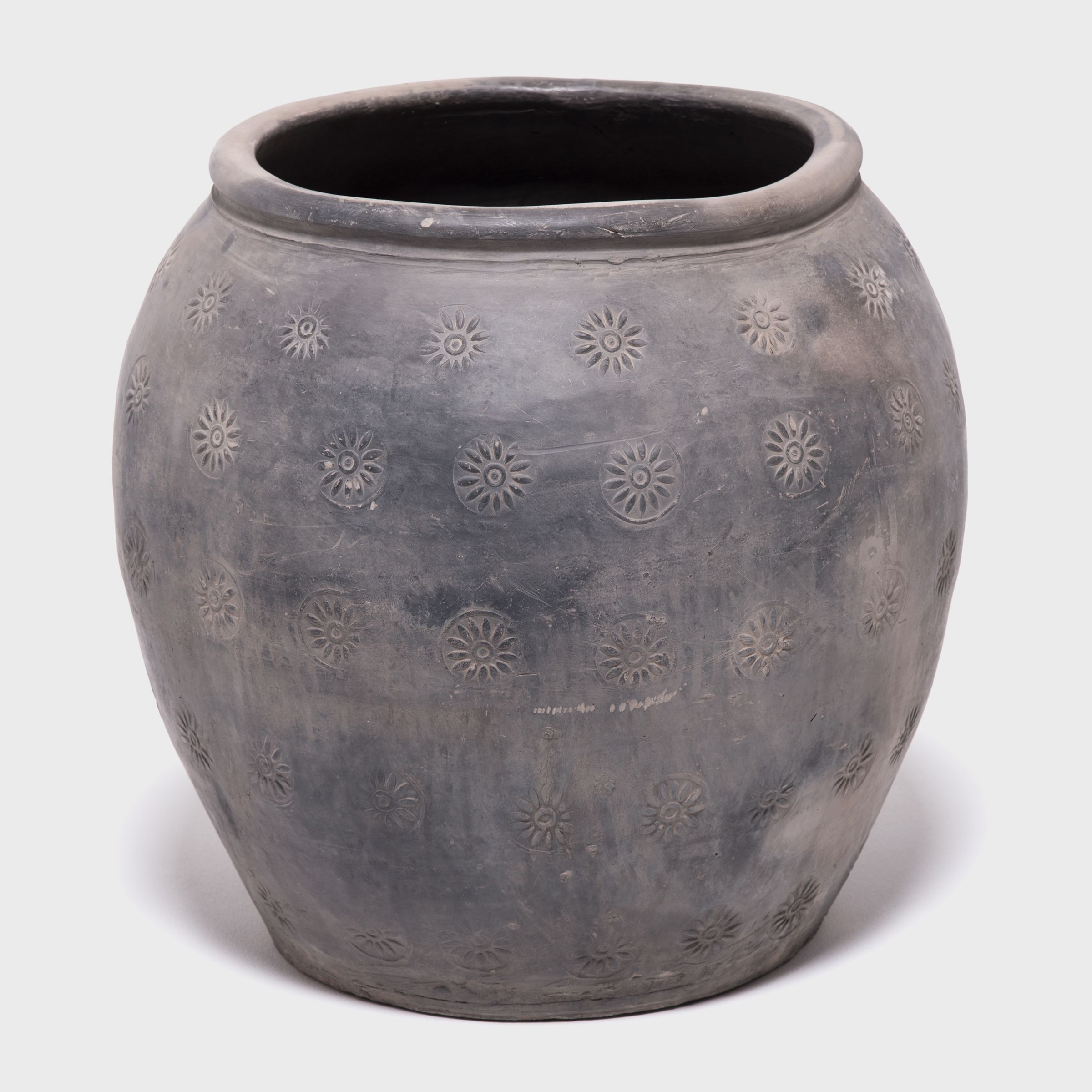 Unglazed Stamped Clay Jar Browse or Buy at PAGODA RED
