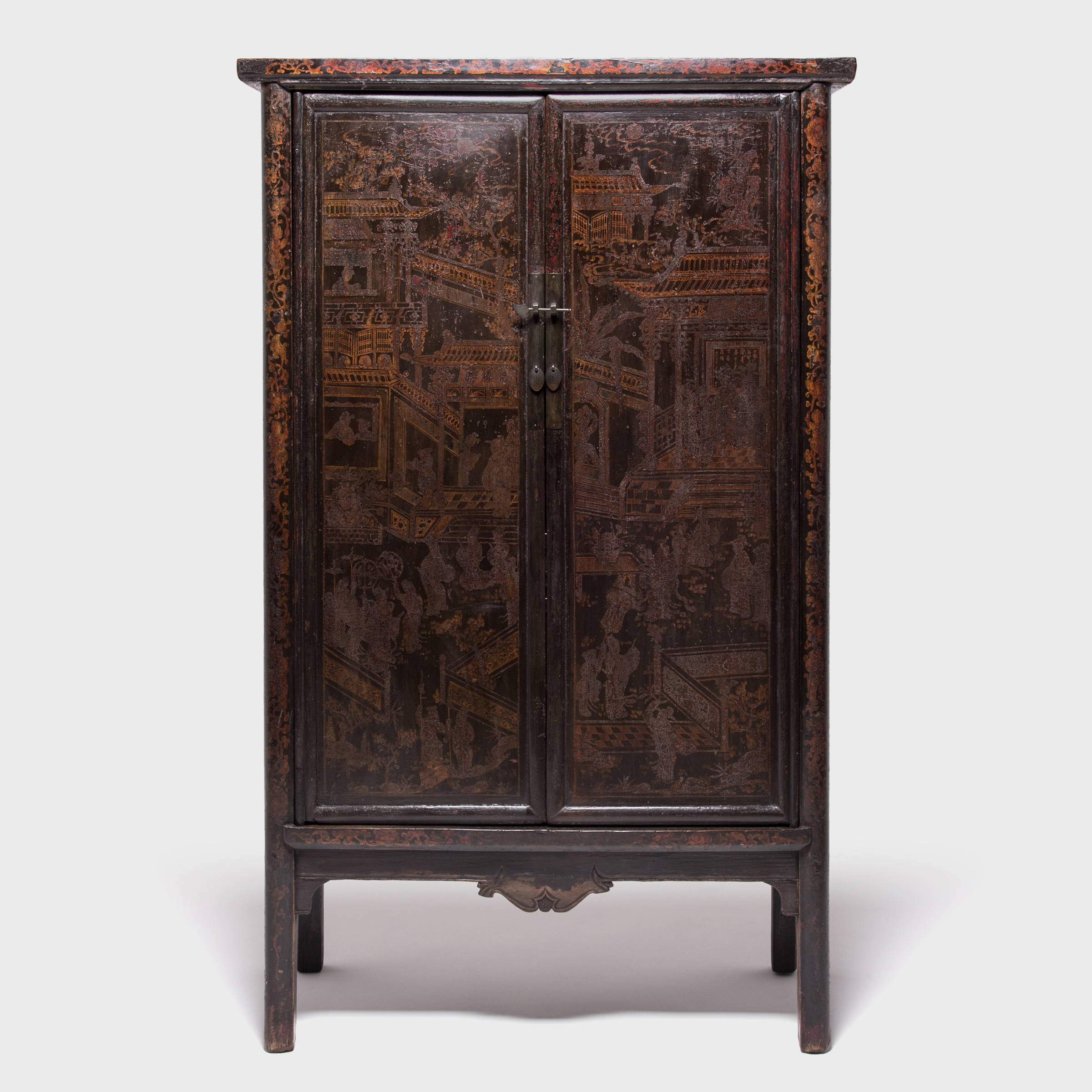 Chinese Tall Asian Wood Chinese Antique Tall