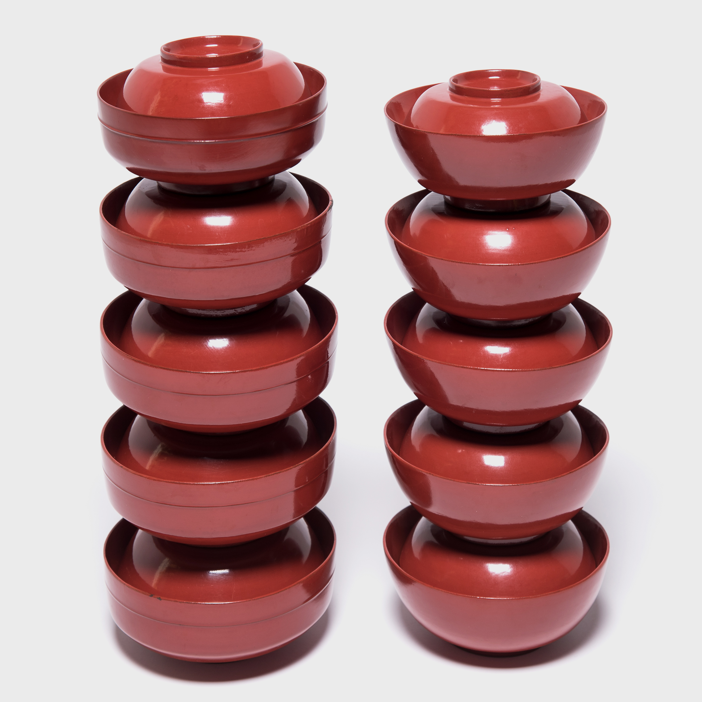 Small Japanese Red Lacquered Covered Bowl Browse or Buy at PAGODA RED