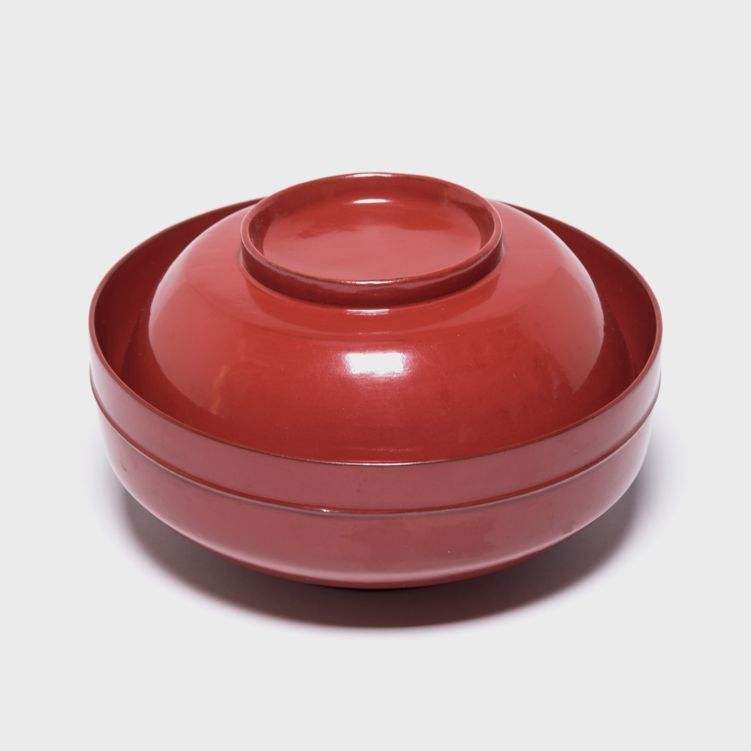 Small Japanese Red Lacquered Covered Bowl Browse or Buy at PAGODA RED