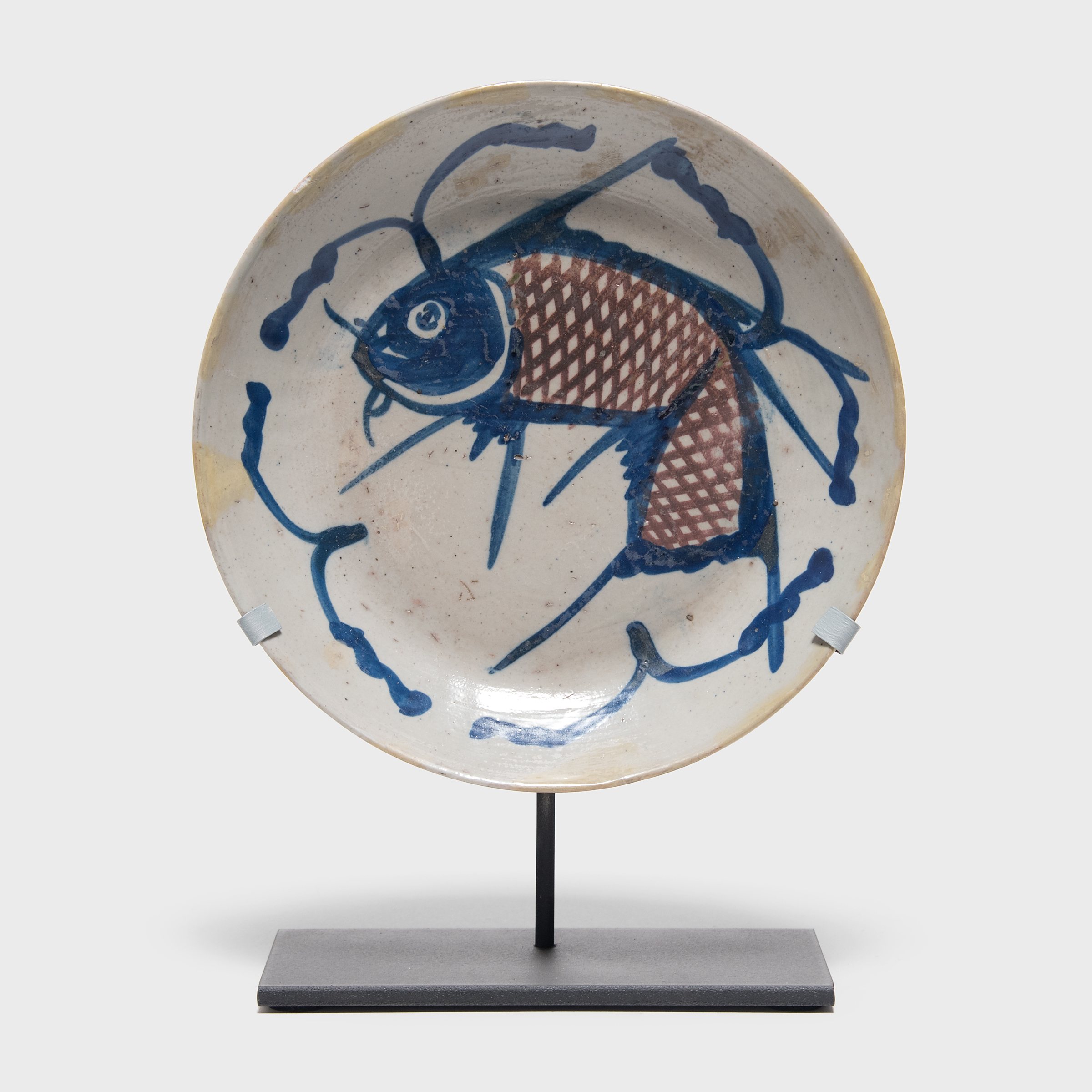Blue and White Fish Plate Browse or Buy at PAGODA RED